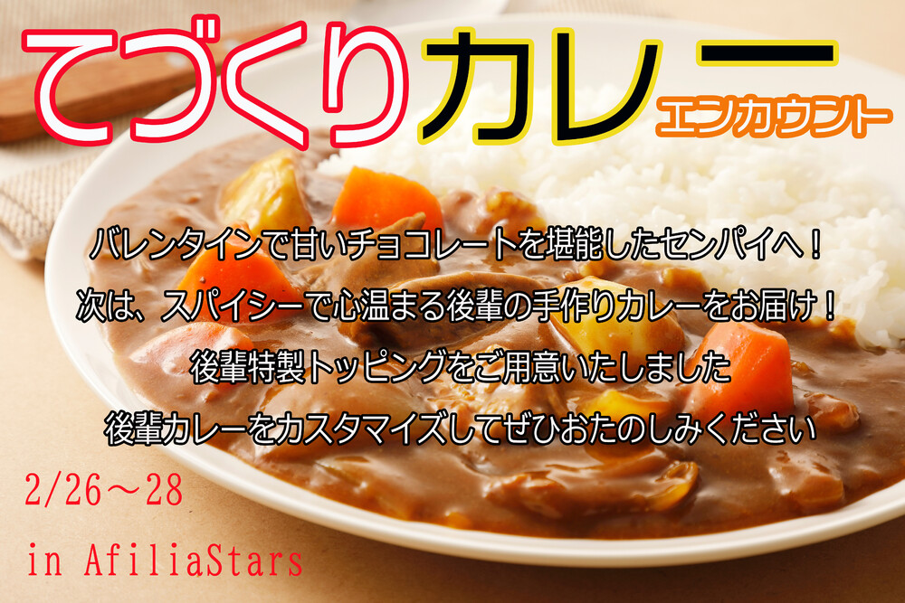 2/26～28　手作りカレーエンカウント＠スターズ